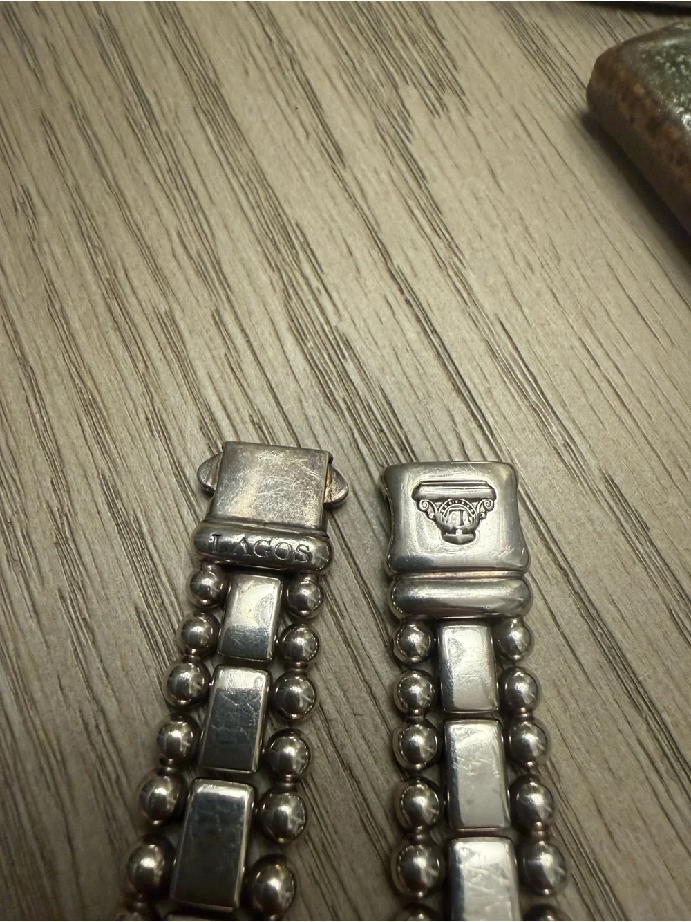 LAGOS Sterling Silver Beaded Link Apple Watch Band - Picture 4 of 5